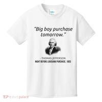 Funny Thomas Jefferson USA History Teacher Louisiana Kids T-Shirt thumb 0