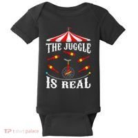 Funny The Juggle Is Real Circus Juggler Gift Idea Mm Baby Bodysuit thumb 0
