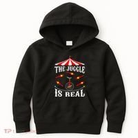 Funny The Juggle Is Real Circus Juggler Gift Idea Mm Kids Hoodie thumb 0
