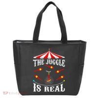 Funny The Juggle Is Real Circus Juggler Gift Idea Mm Tote Bag thumb 0