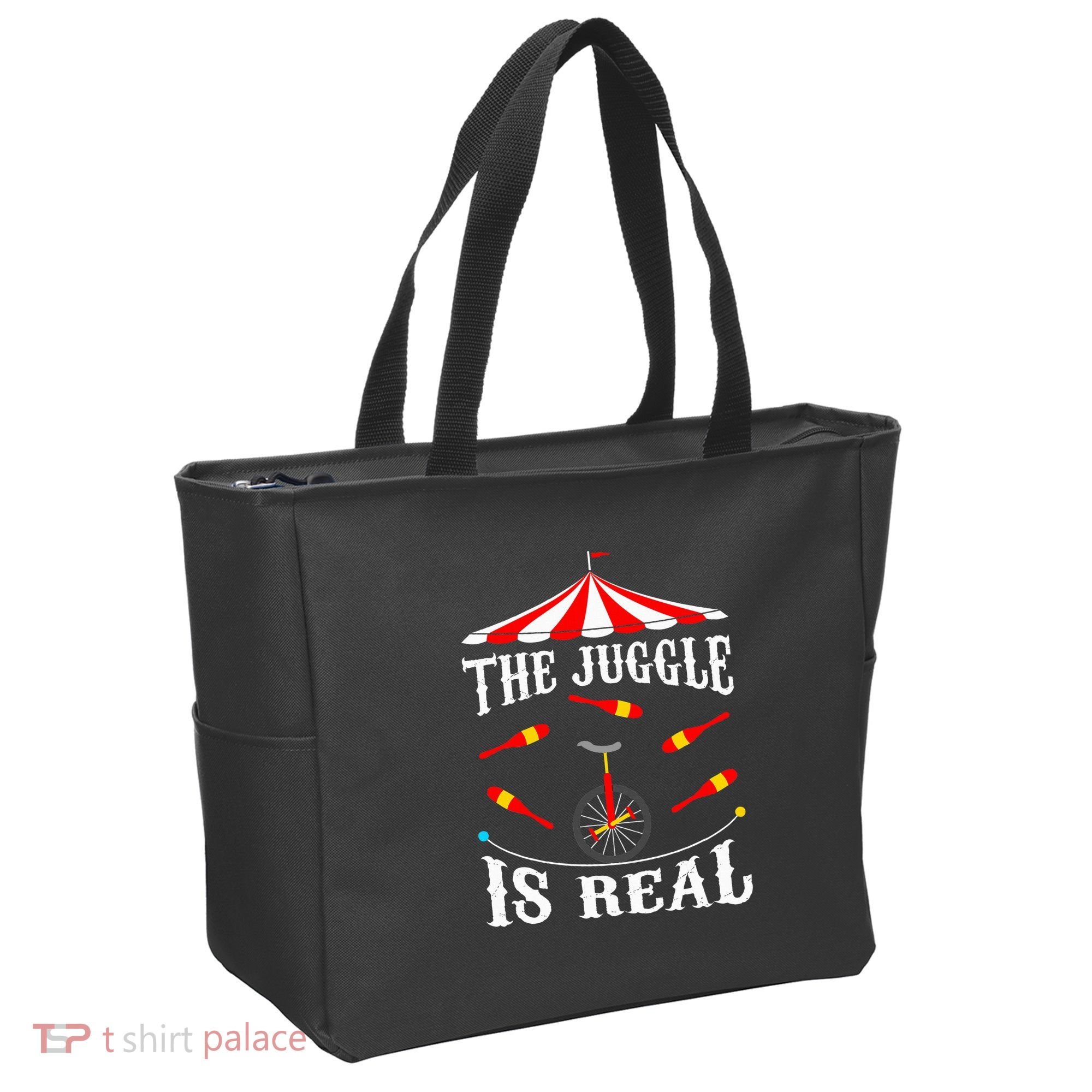 Funny The Juggle Is Real Circus Juggler Gift Idea Mm Tote Bag