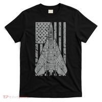 F14 Tomcat Jet Fighter Vintage American Flag T-Shirt thumb 0