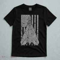 F14 Tomcat Jet Fighter Vintage American Flag T-Shirt thumb 5