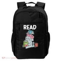 Funny Teacher Library Read Book Club Piggie Elephant Pigeons Backpack thumb 0