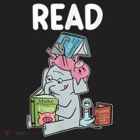 Funny Teacher Library Read Book Club Piggie Elephant Pigeons Beanie thumb 2