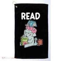 Funny Teacher Library Read Book Club Piggie Elephant Pigeons Golf Towel thumb 0