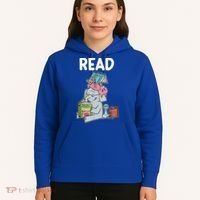 Funny Teacher Library Read Book Club Piggie Elephant Pigeons Hoodie thumb 5