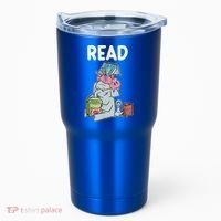 Funny Teacher Library Read Book Club Piggie Elephant Pigeons Tumbler thumb 0