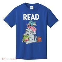Funny Teacher Library Read Book Club Piggie Elephant Pigeons Kids T-Shirt thumb 0