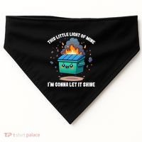 Funny This Little Lightof Mine Lil Dumpster Fire USA-Made Doggie Bandana thumb 0