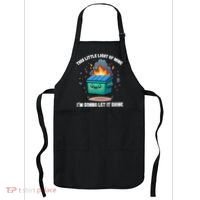 Funny This Little Lightof Mine Lil Dumpster Fire Apron thumb 0