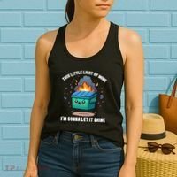 Funny This Little Lightof Mine Lil Dumpster Fire Women's Tank Top thumb 2