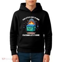 Funny This Little Lightof Mine Lil Dumpster Fire Kids Hoodie thumb 4