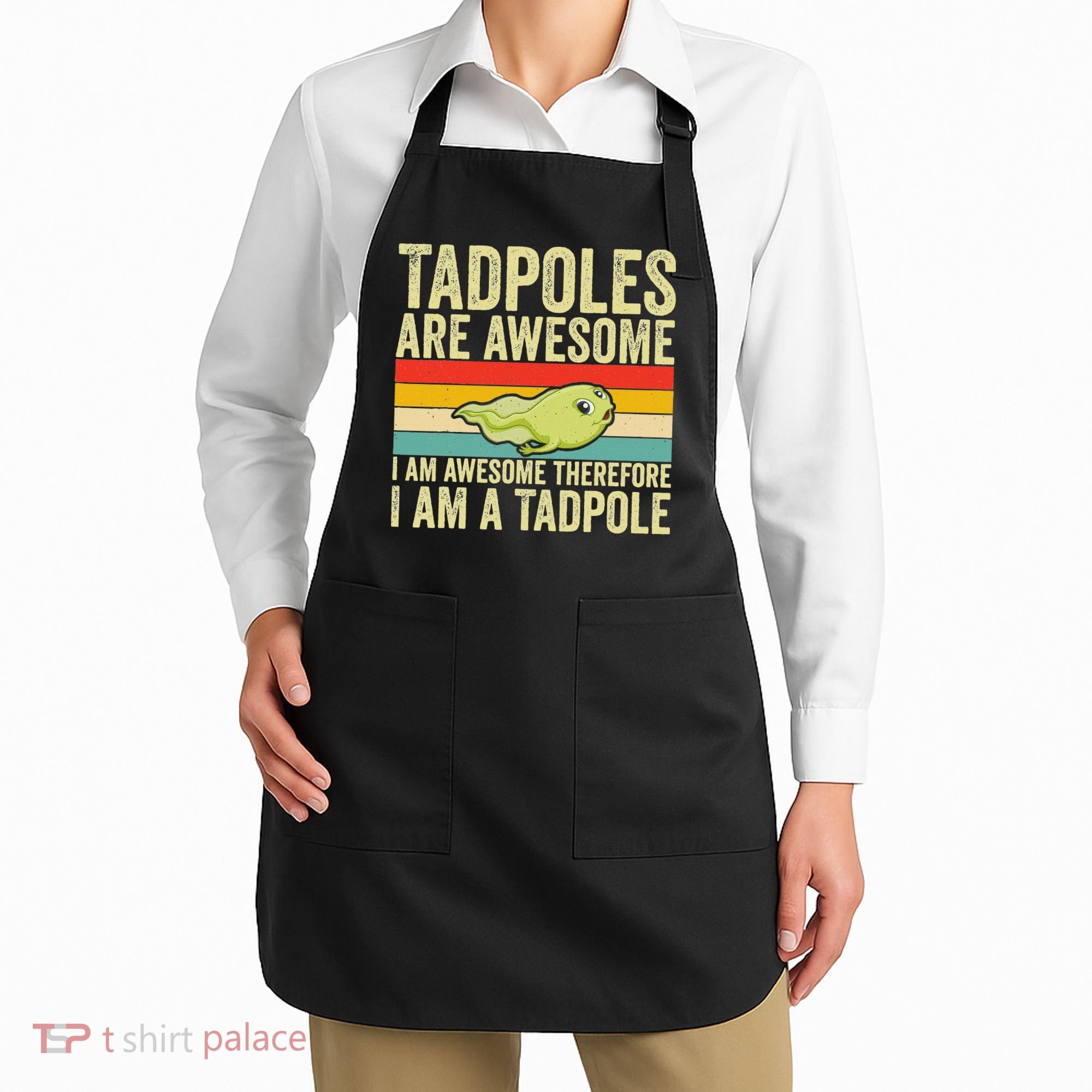Frog Tadpole Lovers Apron