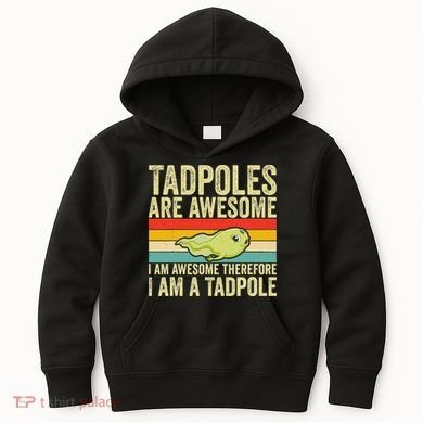 Frog Tadpole Lovers Kids Hoodie