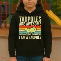 Frog Tadpole Lovers Kids Hoodie thumb 3
