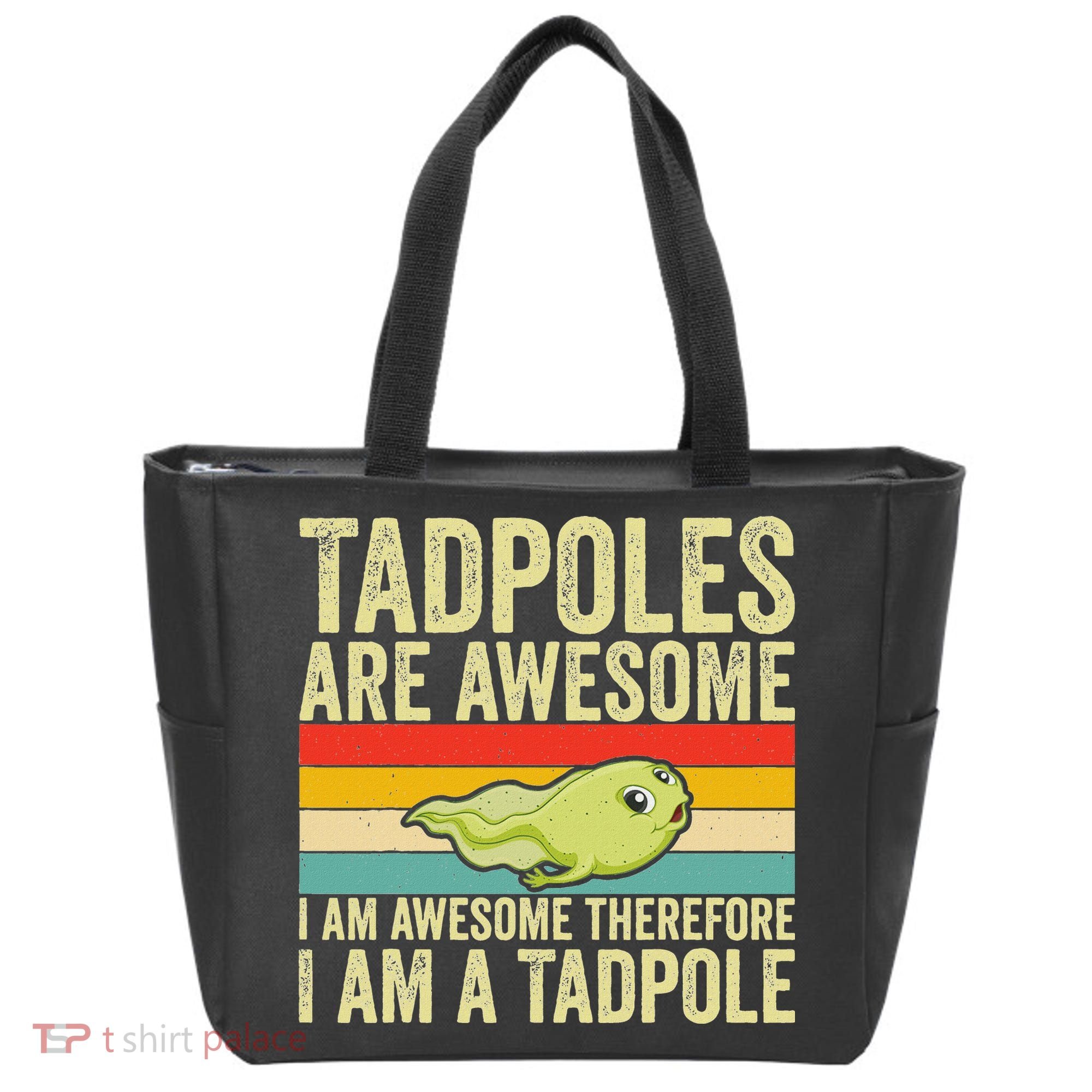 Frog Tadpole Lovers Tote Bag