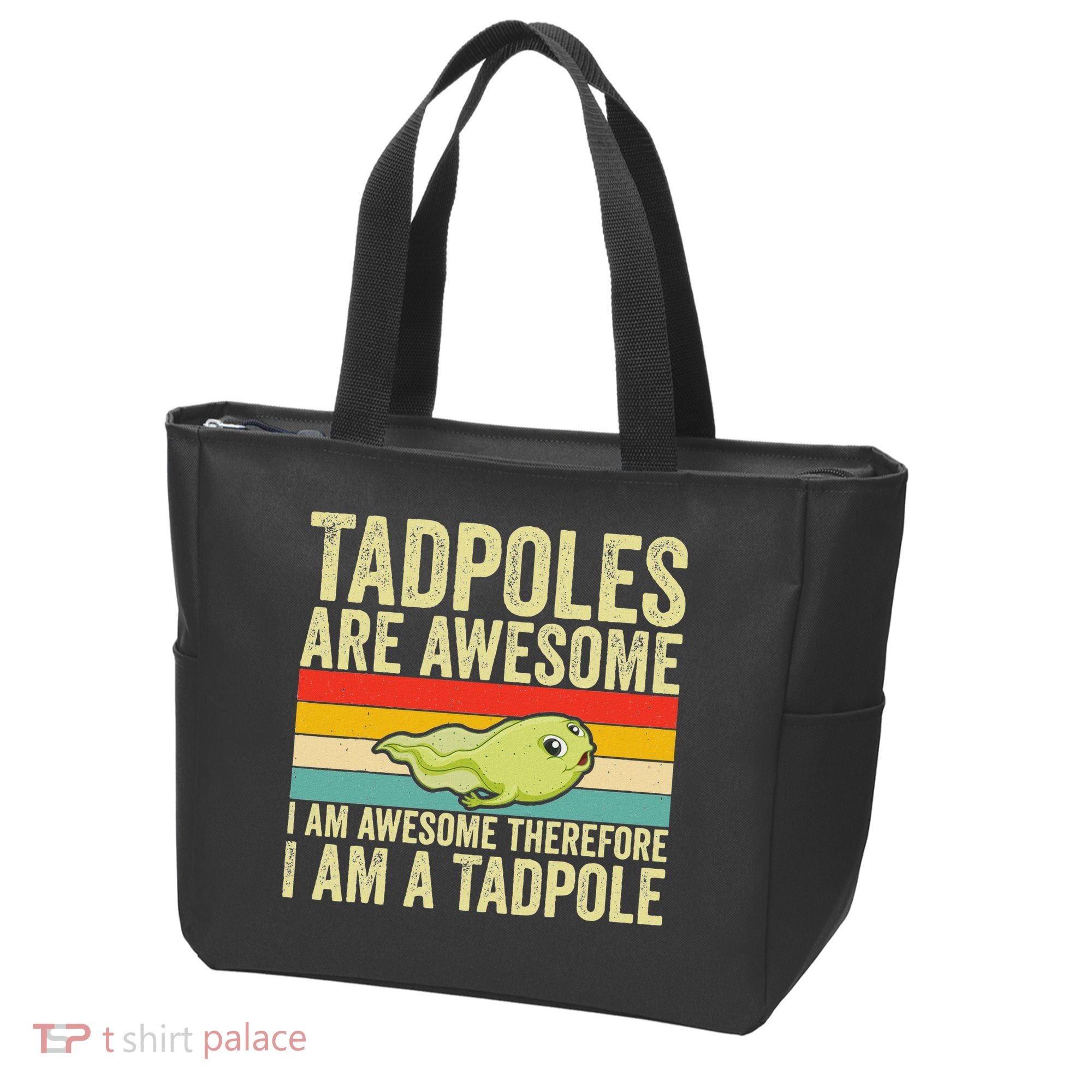 Frog Tadpole Lovers Tote Bag