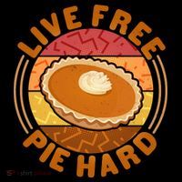 Funny Thanksgiving Live Free Pie Hard Pumpkin Sweet Potato Pie Lover Coffee Mug thumb 5