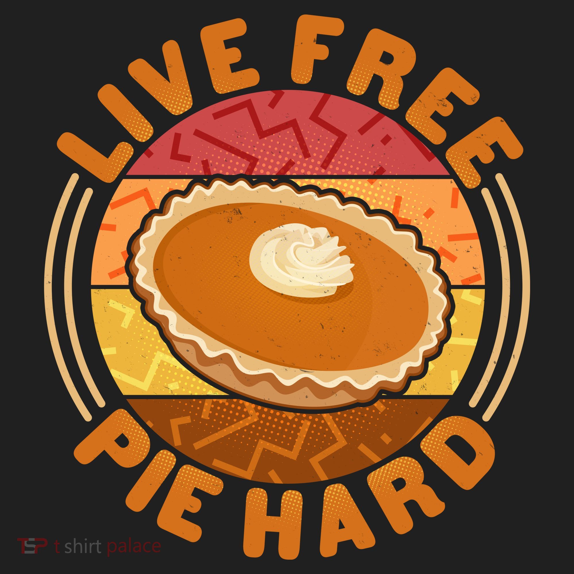 Funny Thanksgiving Live Free Pie Hard Pumpkin Sweet Potato Pie Lover Beanie