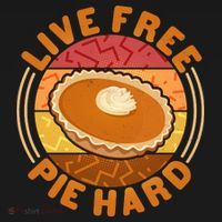 Funny Thanksgiving Live Free Pie Hard Pumpkin Sweet Potato Pie Lover Women's Tank Top thumb 5