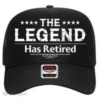 Funny The Legend Has Retired Art Retirement Hat thumb 0