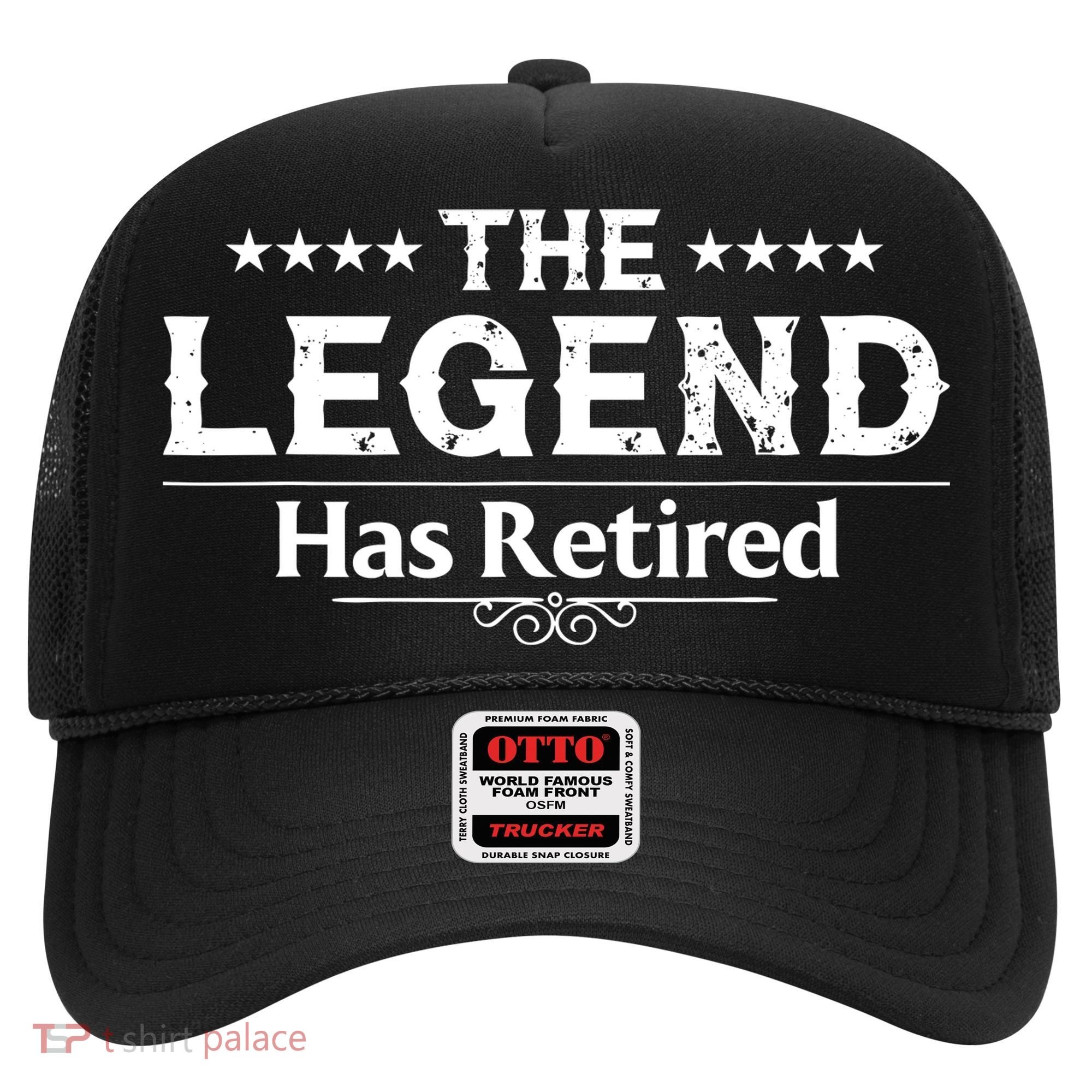 Funny The Legend Has Retired Art Retirement Hat