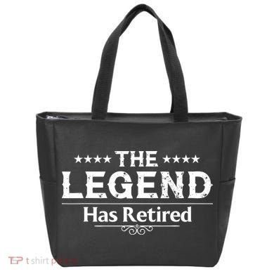 Funny The Legend Has Retired Art Retirement Tote Bag