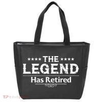 Funny The Legend Has Retired Art Retirement Tote Bag thumb 0