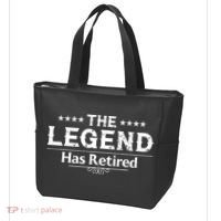 Funny The Legend Has Retired Art Retirement Tote Bag thumb 3