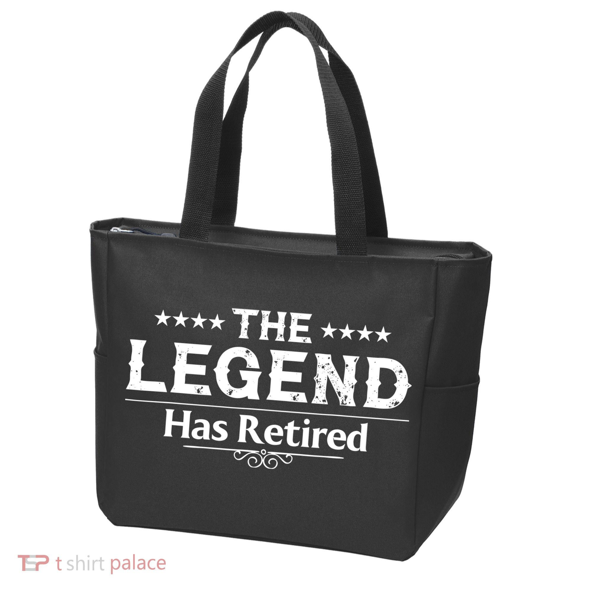 Funny The Legend Has Retired Art Retirement Tote Bag