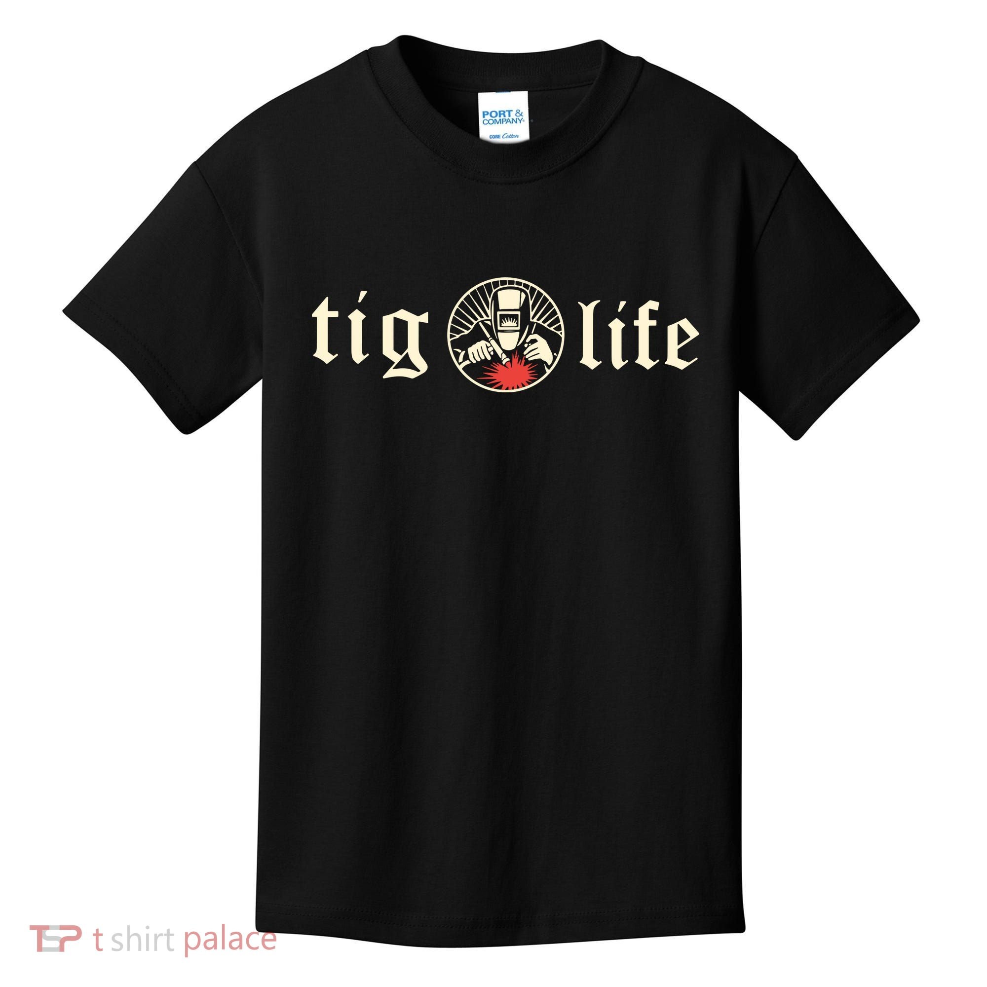 Funny TIG Life Tungsten Inert Gas Welder GTAW Arc Welding Kids T-Shirt