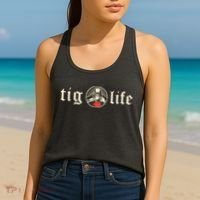 Funny TIG Life Tungsten Inert Gas Welder GTAW Arc Welding Women's Tank Top thumb 2
