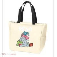 Funny Teacher Library Read Book Club Piggie Elephant Pigeons Tote Bag thumb 3