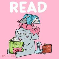 Funny Teacher Library Read Book Club Piggie Elephant Pigeons Coaster thumb 2