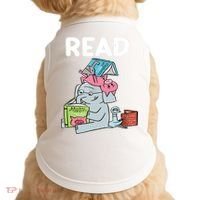 Funny Teacher Library Read Book Club Piggie Elephant Pigeons Doggie Tank thumb 0