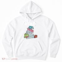 Funny Teacher Library Read Book Club Piggie Elephant Pigeons Hoodie thumb 0