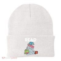 Funny Teacher Library Read Book Club Piggie Elephant Pigeons Beanie thumb 0