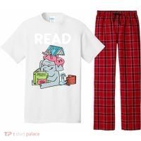 Funny Teacher Library Read Book Club Piggie Elephant Pigeons Pajama Set thumb 0