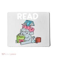 Funny Teacher Library Read Book Club Piggie Elephant Pigeons Mousepad thumb 0