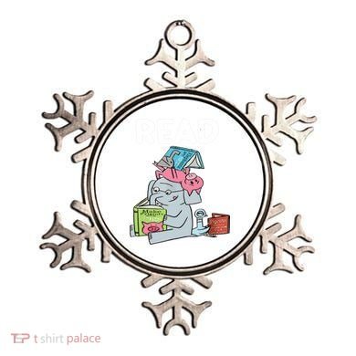 Funny Teacher Library Read Book Club Piggie Elephant Pigeons Ornament