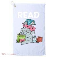 Funny Teacher Library Read Book Club Piggie Elephant Pigeons Golf Towel thumb 0