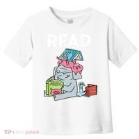 Funny Teacher Library Read Book Club Piggie Elephant Pigeons Toddler T-Shirt thumb 0