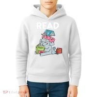 Funny Teacher Library Read Book Club Piggie Elephant Pigeons Kids Hoodie thumb 4