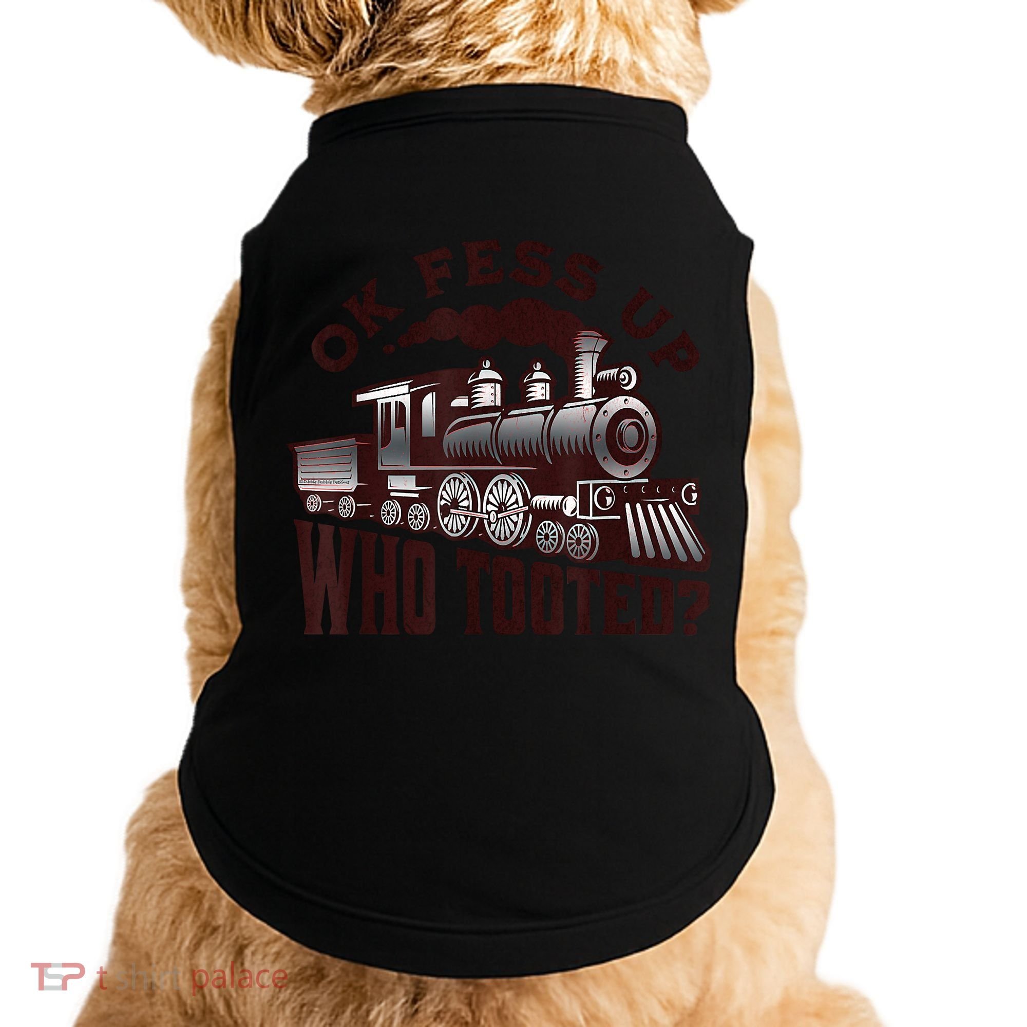 Funny Train Lovers Who Tooted Train Doggie Tank
