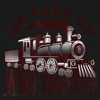 Funny Train Lovers Who Tooted Train Doggie Tank thumb 4