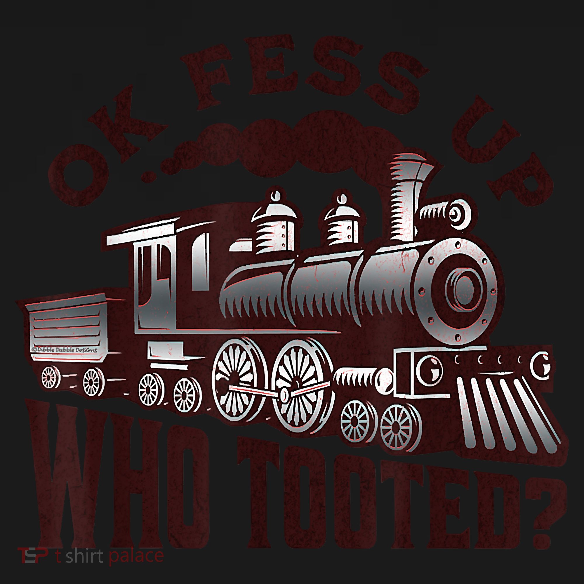 Funny Train Lovers Who Tooted Train Apron