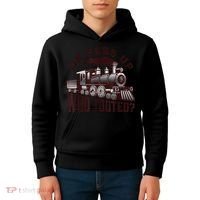 Funny Train Lovers Who Tooted Train Kids Hoodie thumb 4
