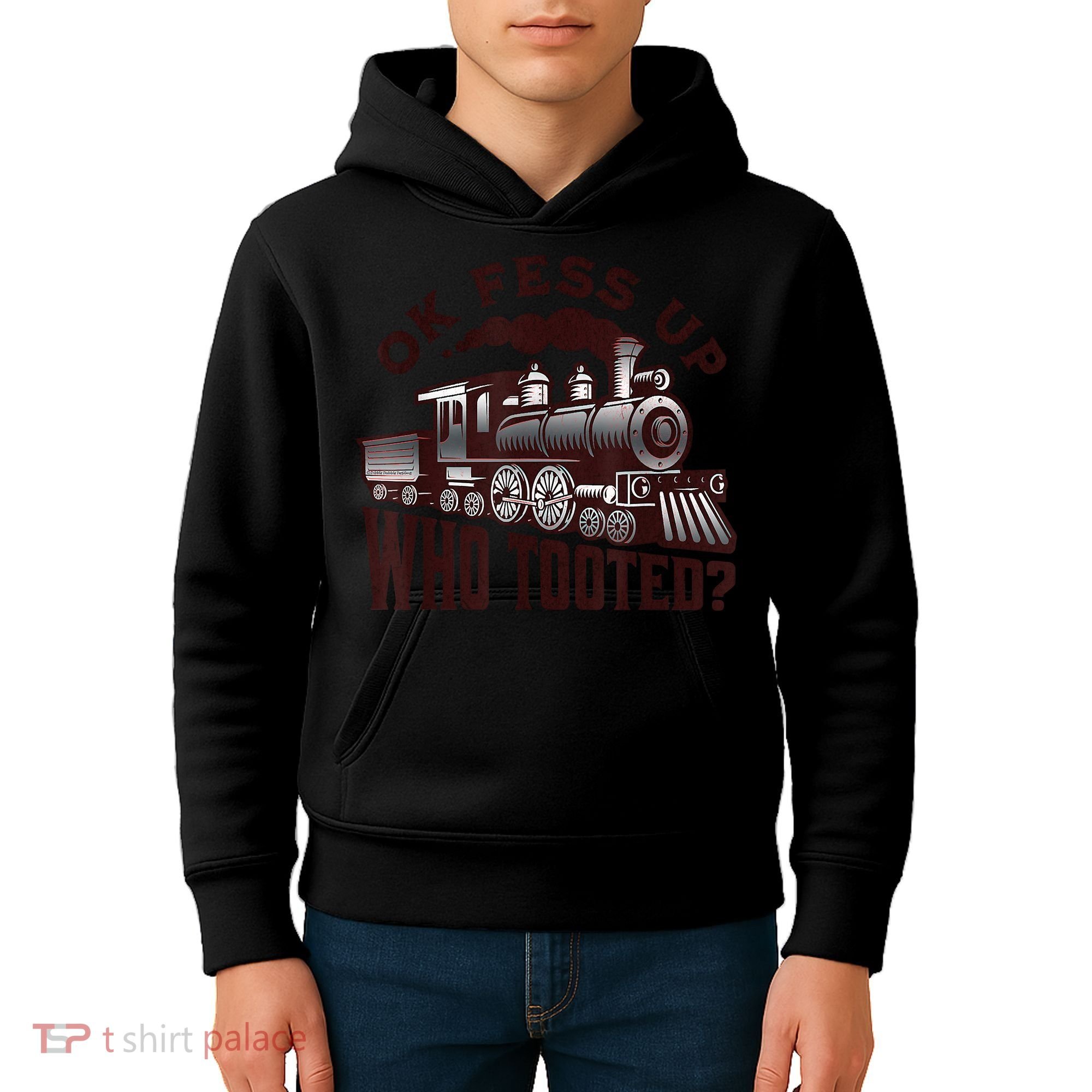 Funny Train Lovers Who Tooted Train Kids Hoodie