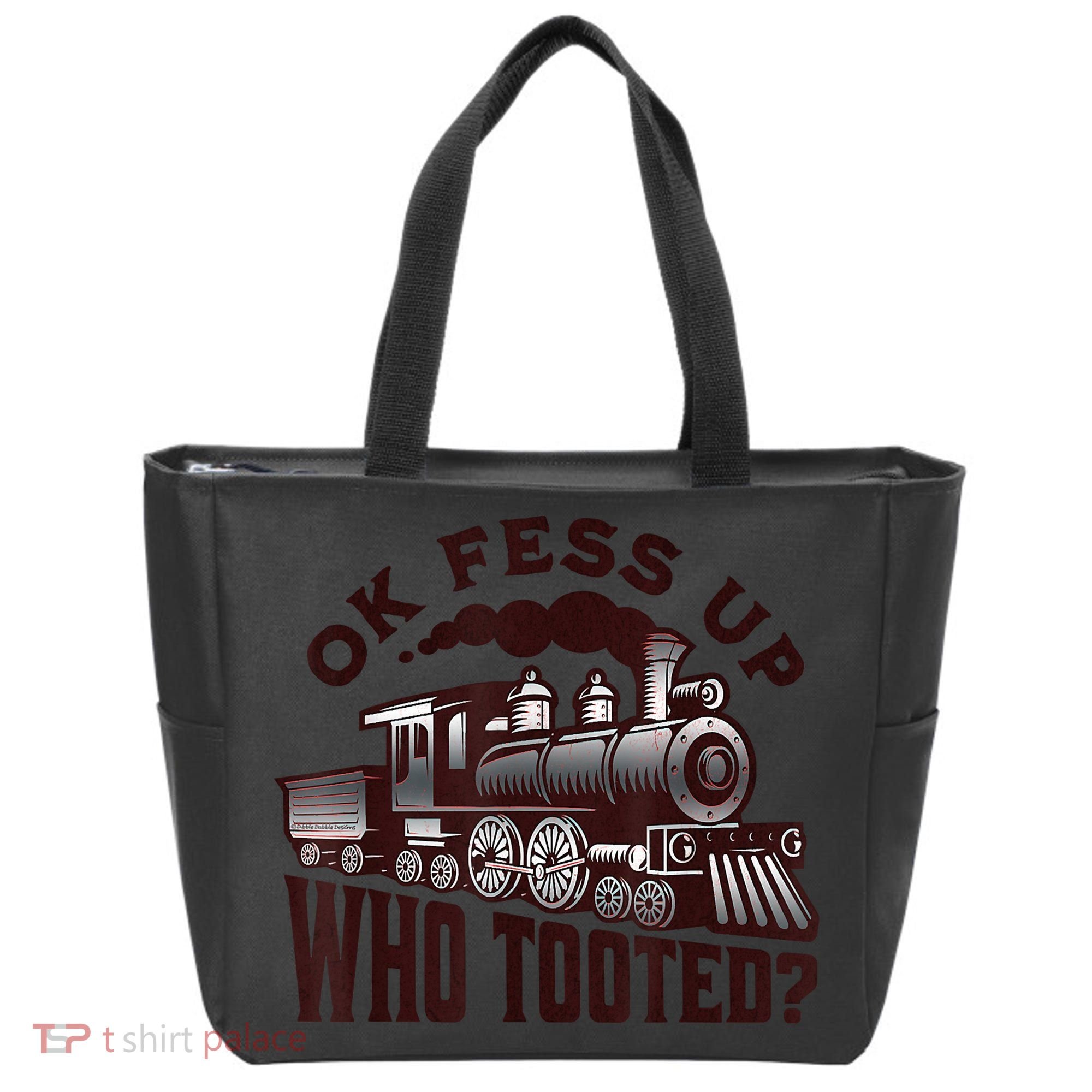 Funny Train Lovers Who Tooted Train Tote Bag